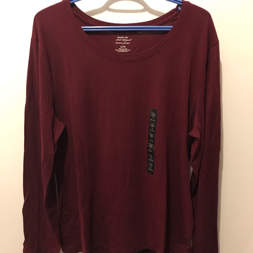 NWT Banana Republic Long Sleeve Top